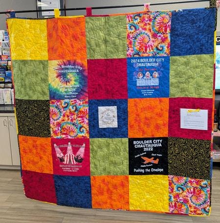 Boulder City Chautauqua Commemorative T-Shirt Quilt